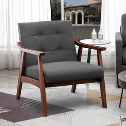Convenience Concepts Take a Seat Natalie Linen Accent Chair