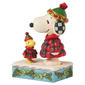 Peanuts™ Jim Shore Snoopy & Woodstock Plaid Figurine - image 3