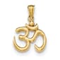 Unisex Gold Classics(tm) 14kt. Polished Om Symbol Pendant - image 1