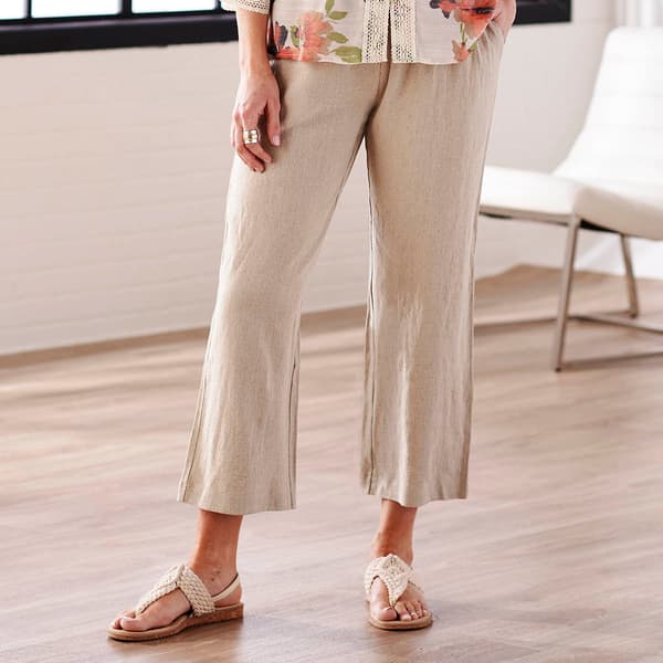 Womens Syke''s The Limit Spring Romance Linen Wide Leg Pants