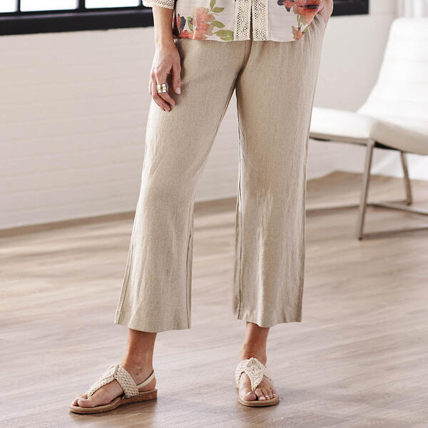Womens Syke''s The Limit Spring Romance Linen Wide Leg Pants - image 