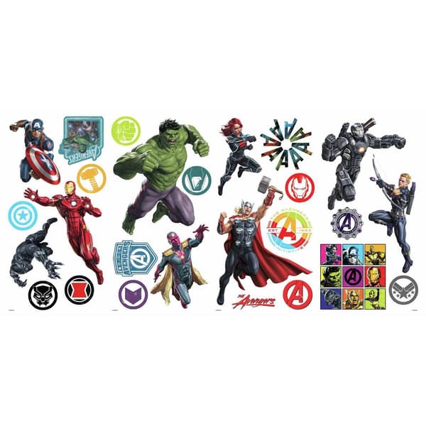 RoomMates® Classic Avengers Peel &amp; Stick Wall Decals