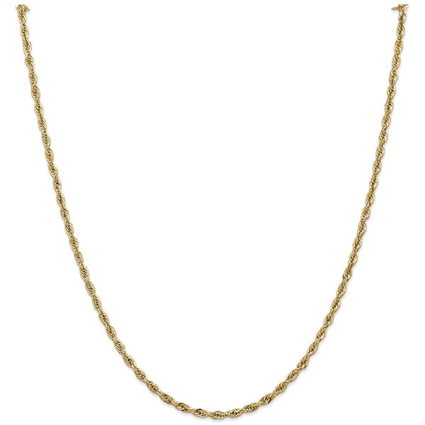 Gold Classics&#40;tm&#41; 10kt. 18in. Semi-Solid Rope Chain Necklace