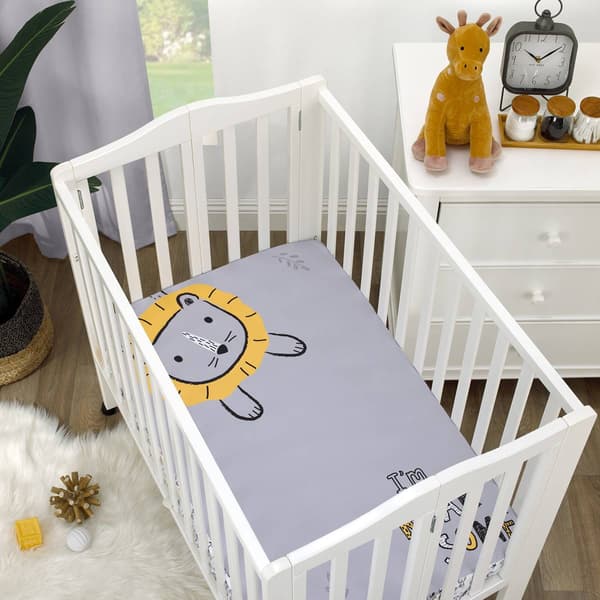 Little Love by NoJo Roarsome Lion Mini Crib Photo Sheet