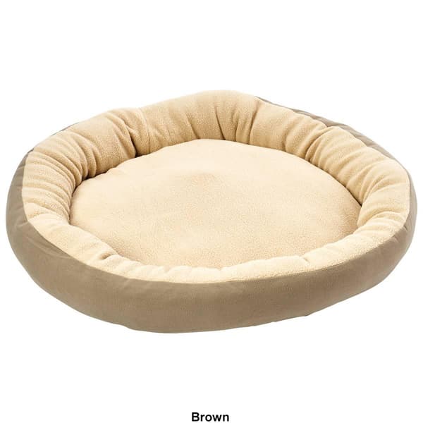 Comfortable Pet Suede Round Pet Bed