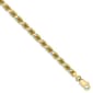 Mens Gold Classics™ 10kt. 4mm 9in. Semi-Solid Rope Chain Bracelet - image 2