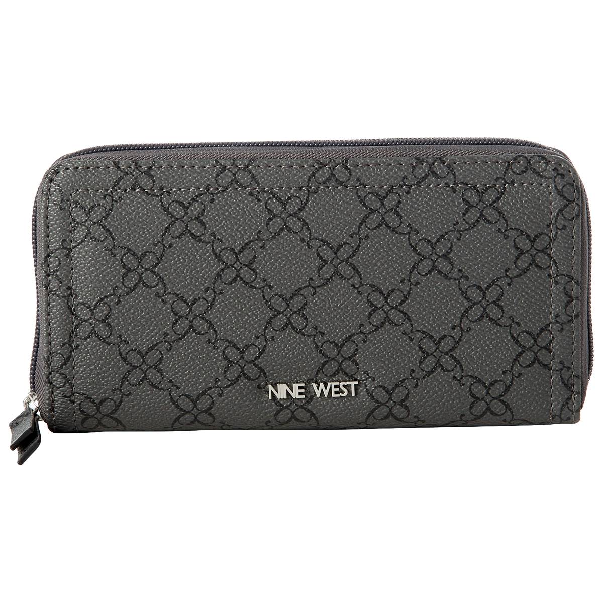 nine west zip around wallet