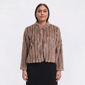 Plus Size Rabbit Rabbit Rabbit Faux Fur Rib Shrug - image 1