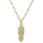 Gianni Argento Lab Grown White Sapphire Flip-Flop Pendant - image 1