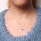 Haus of Brilliance Sterling Silver Blue Sapphire Pendant - image 4