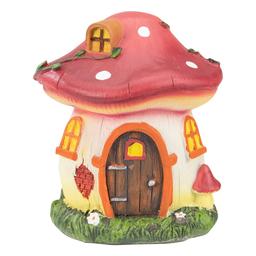 Northlight Seasonal Mushroom House Outdoor Garden Statue