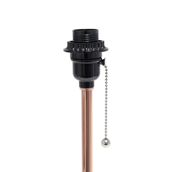 LimeLights Rose Stick Lamp w/Charging Outlet/White Shade-Set of 2