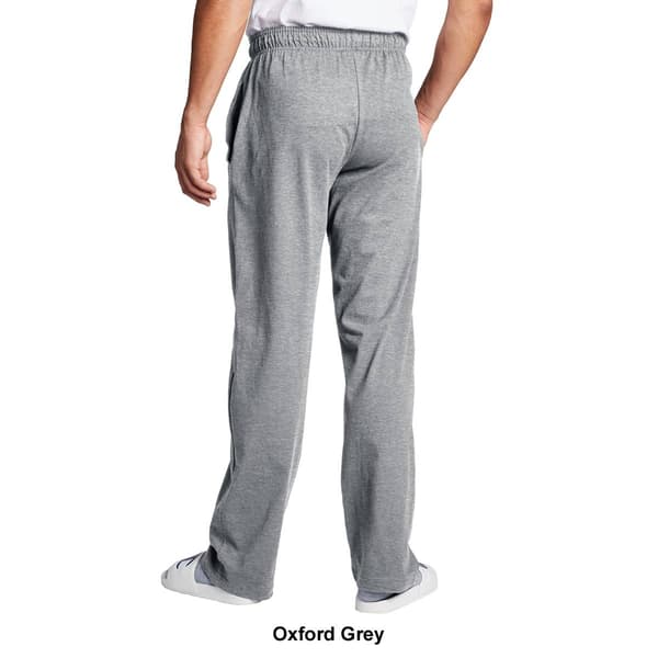 Champion Everyday Open Bottom Cotton Pants Oxford Gray LG 32.5 at   Men's Clothing store