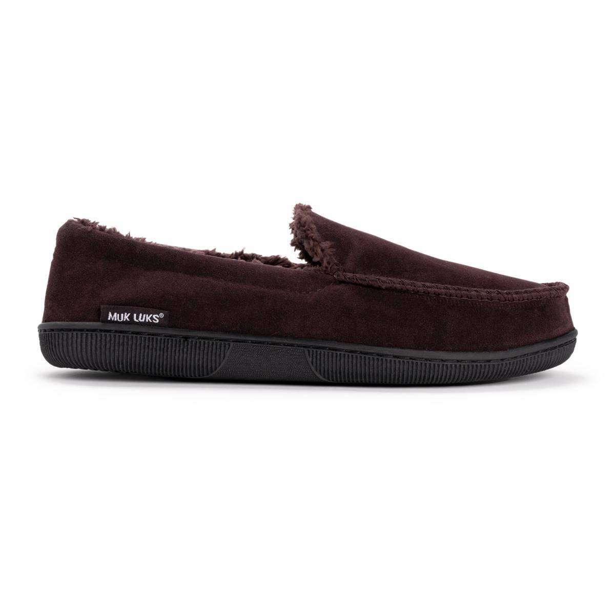 Mokkers Men's Bruce Real Suede Moccasin Slippers - Size 14 US, Navy Blue - View #9