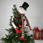 Northlight 45in. Plush Snowman Hugging Christmas Tree Topper - image 2