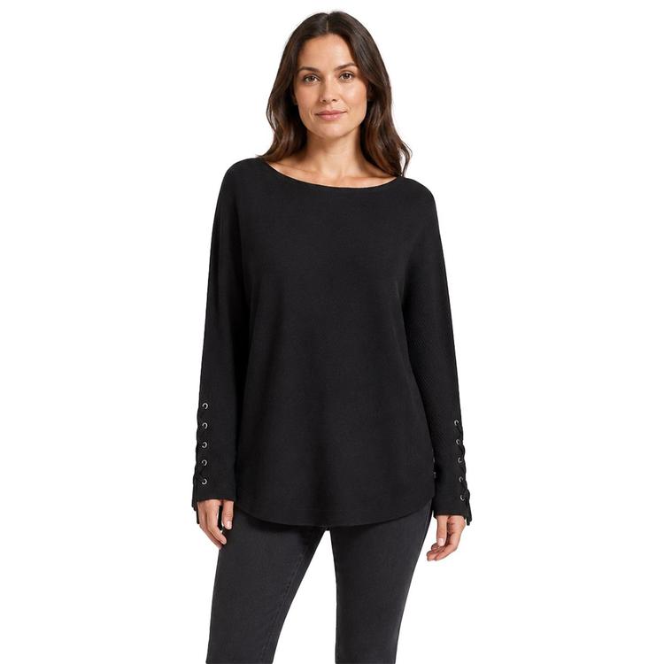 Womens Zac & Rachel Long Sleeve Ext Sleeve Solid With X Wrist De