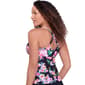 Womens American Beach Night In Bloom Keyhole Tankini Swim Top - image 3