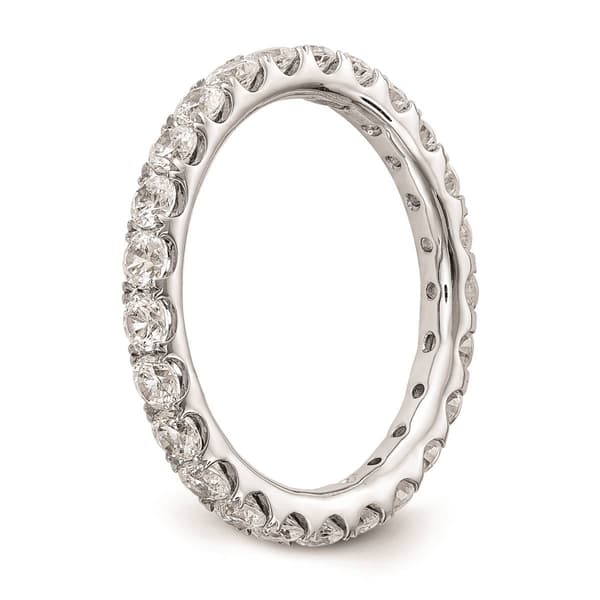Pure Fire 14kt. White Gold Lab Grown Diamond Eternity Band