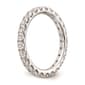 Pure Fire 14kt. White Gold Lab Grown Diamond Eternity Band - image 4