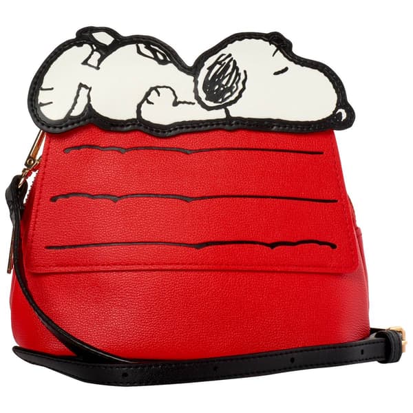 Womens Peanuts&#8482; Snoopy Doghouse 3D Crossbody Crossbody