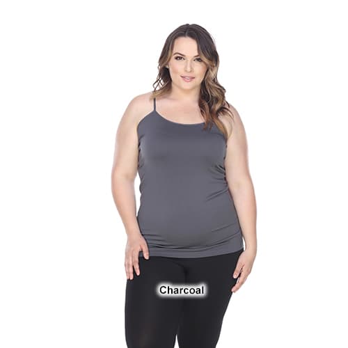 Plus Size White Mark Basic Camisole