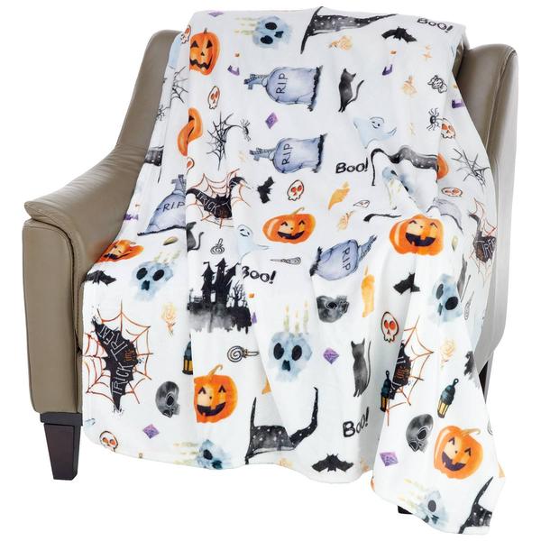 Spooky Soiree Throw with Tote