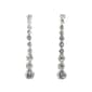Rosa Rhinestones Descending Stones Drop Earrings - image 1
