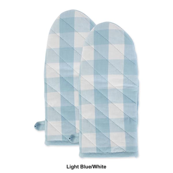 DII&#174; Buffalo Check Oven Mitt Set Of 2