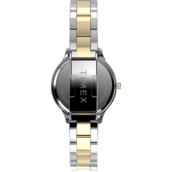 Womens Timex&#174; Two-Tone Case Silver Dial Watch - TW2V35900JI