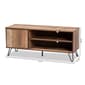 Baxton Studio Iver Rustic Oak TV Stand - image 8