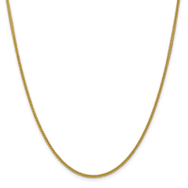 Gold Classics&#40;tm&#41; 2mm. 14k Semi-Solid 3-Wire Wheat Necklace - image 