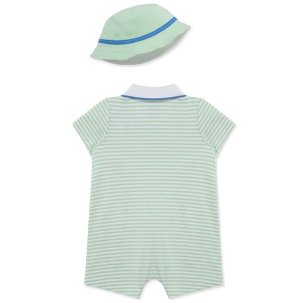 Baby Boy (3-12M) Little Me® Golf Romper W/ Hat