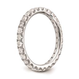 Pure Fire 14kt. White Gold Lab Grown Diamond Eternity Band