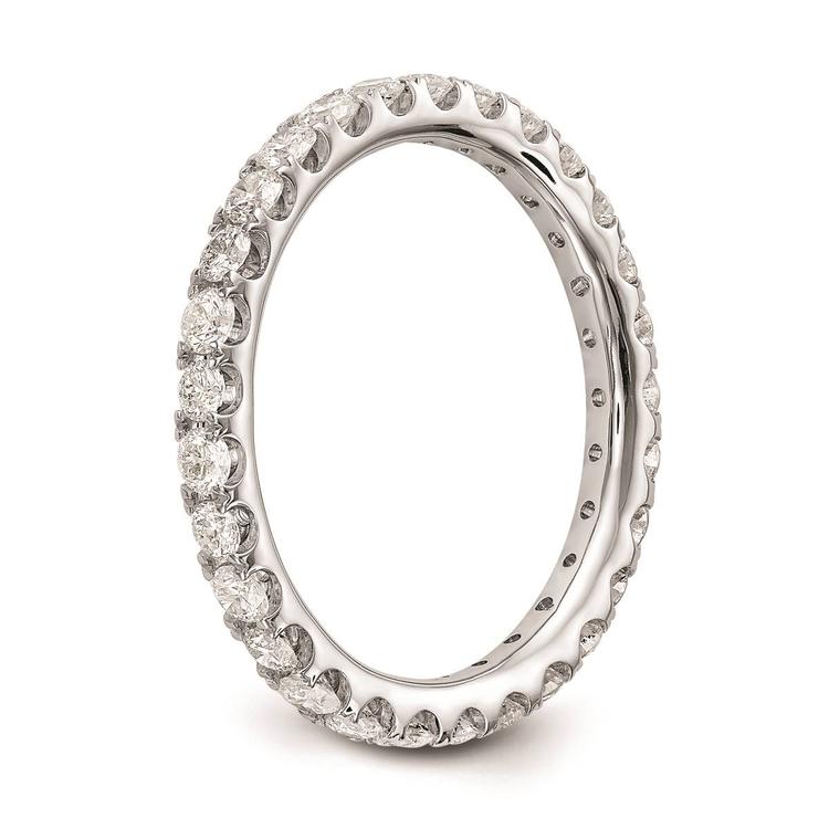 Pure Fire 14kt. White Gold Lab Grown Diamond Eternity Band