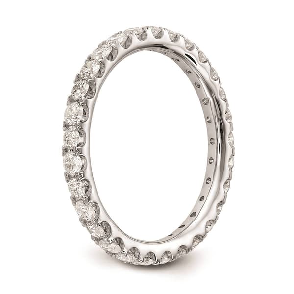 Pure Fire 14kt. White Gold Lab Grown Diamond Eternity Band
