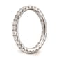 Pure Fire 14kt. White Gold Lab Grown Diamond Eternity Band - image 4
