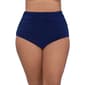 Plus Size TrimShaper Solid High Waist Shirred Brief - image 1