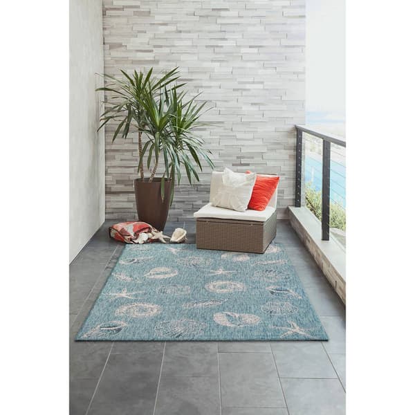 Liora Manne Carmel Shells Indoor/Outdoor Area Rug