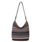 The Sak Sequoia Medium Crochet Hobo - Aspen Stripe - image 1