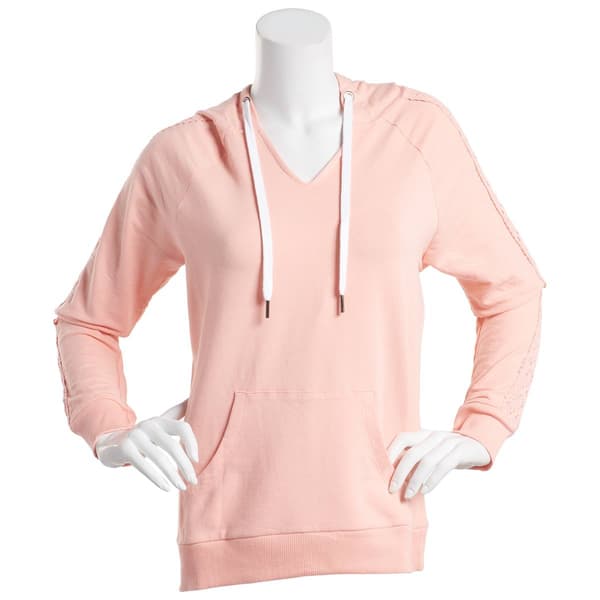 Womens Sweater Project Long Sleeve Raglan Hoodie w/Kanga Pocket