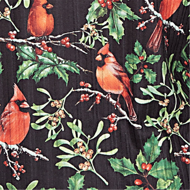 Womens Alfred Dunner Classics Cardinals On Branches Tee