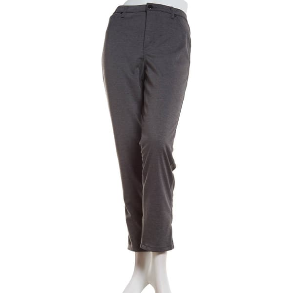 Plus Size da-sh Solid Ponte 5 Pocket Jeggings