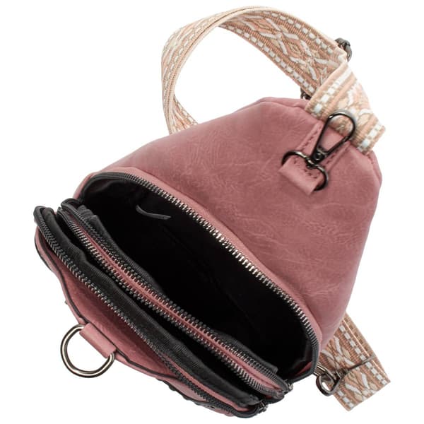 Sam & Hadley Embroidered Sling Bag Crossbody