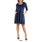 Plus Size 24/7 Comfort Apparel Elbow Sleeve Pocket Shift Dress - image 8