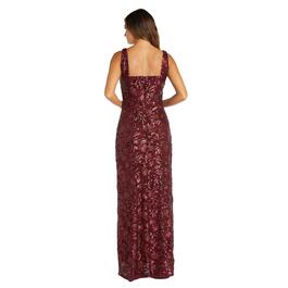 Womens R&M Richards Sleeveless Sequined Column Evening Gown - Boscov's