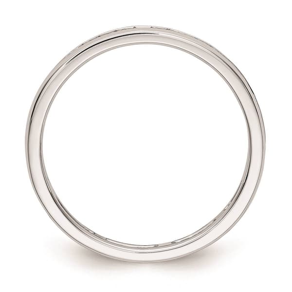 Pure Fire 14kt. White Gold Lab Grown 1/2ctw. Eternity Band