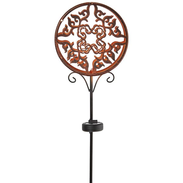 Touch of Eco Shadow Copper Finish Stake w/ LED Light