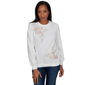 Petite Alfred Dunner Classics Floral Embroidered Sweatshirt - image 2
