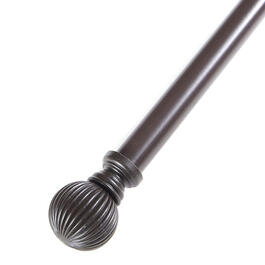 Imperial Fluted Ball Decorative Cafe Rod Set