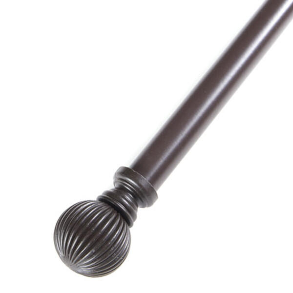 Imperial Fluted Ball Decorative Cafe Rod Set - image 